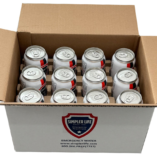 12 Pack Case Emergency Water