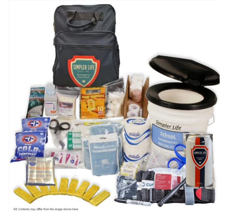 Complete Classroom Lockdown Kit Simpler Life Emergency Provisions