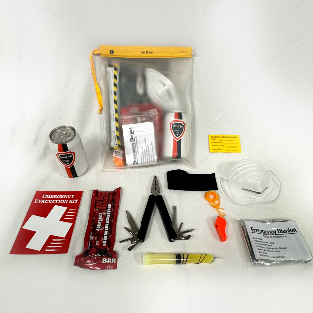 Individual Evacuation Kit Simpler Life Emergency Provisions
